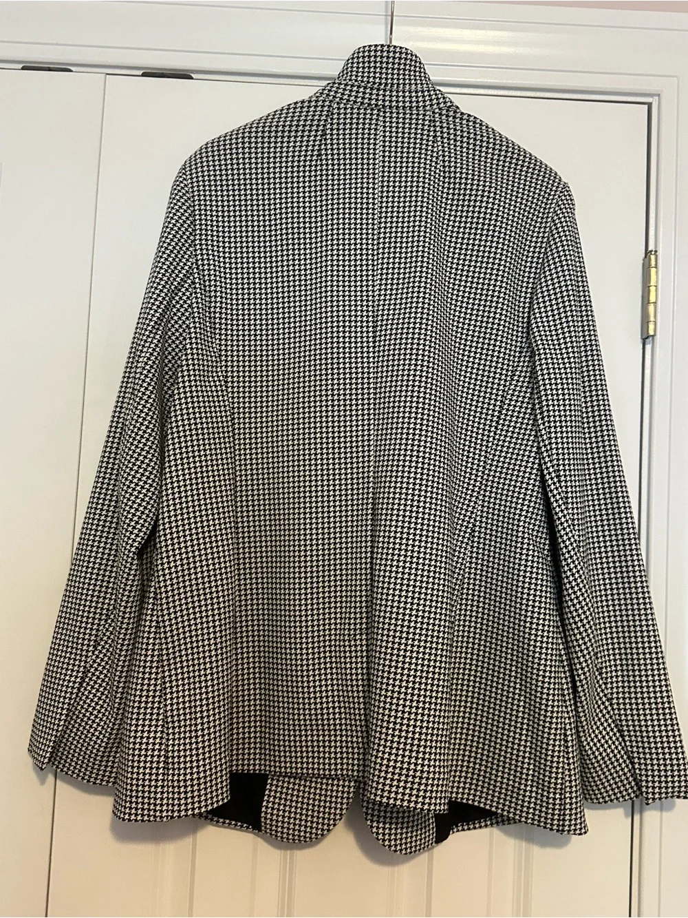 Lane Bryant The Bryant Blazer Black White Houndstooth Plus Size 14